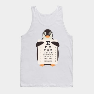 Penguin Eye Chart Tank Top